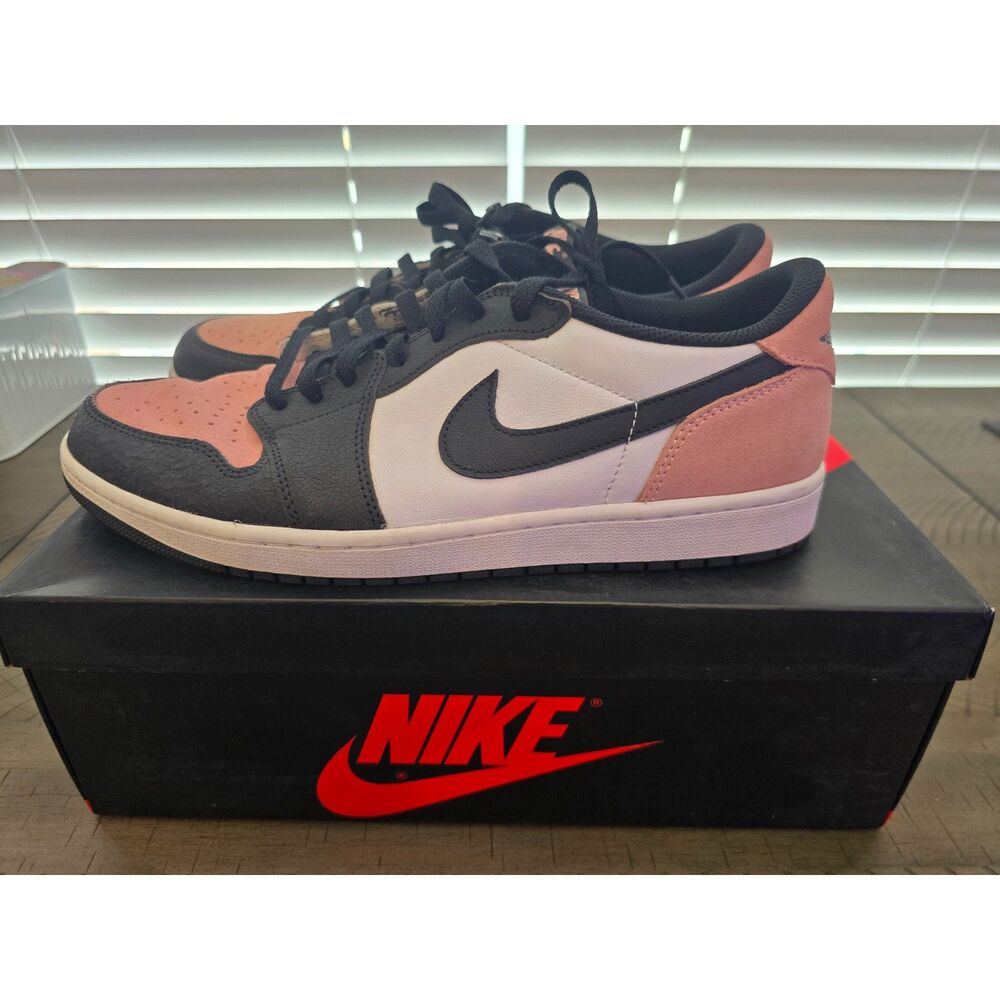 Nike Air Jordan 1 Low OG Bleached Coral Size 12 Mens - Gently Used